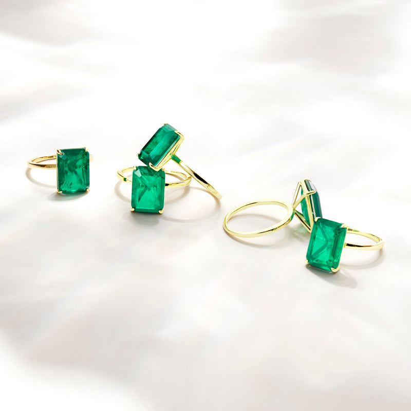 SAGE - Emerald Cut Ring