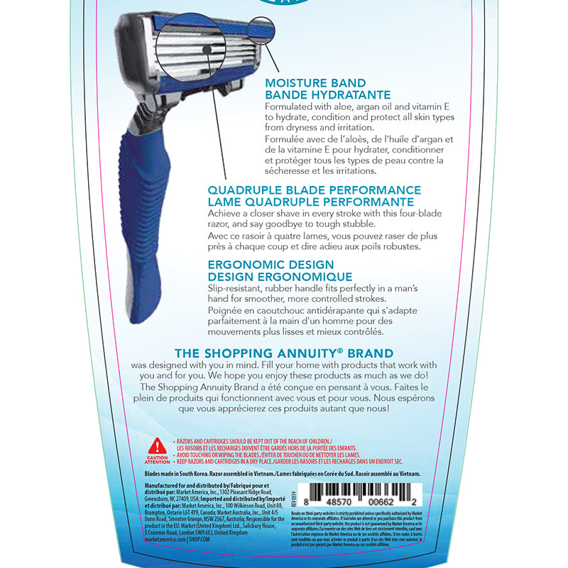 Shopping Annuity® Brand Performance Razors Disposable Pack for Men