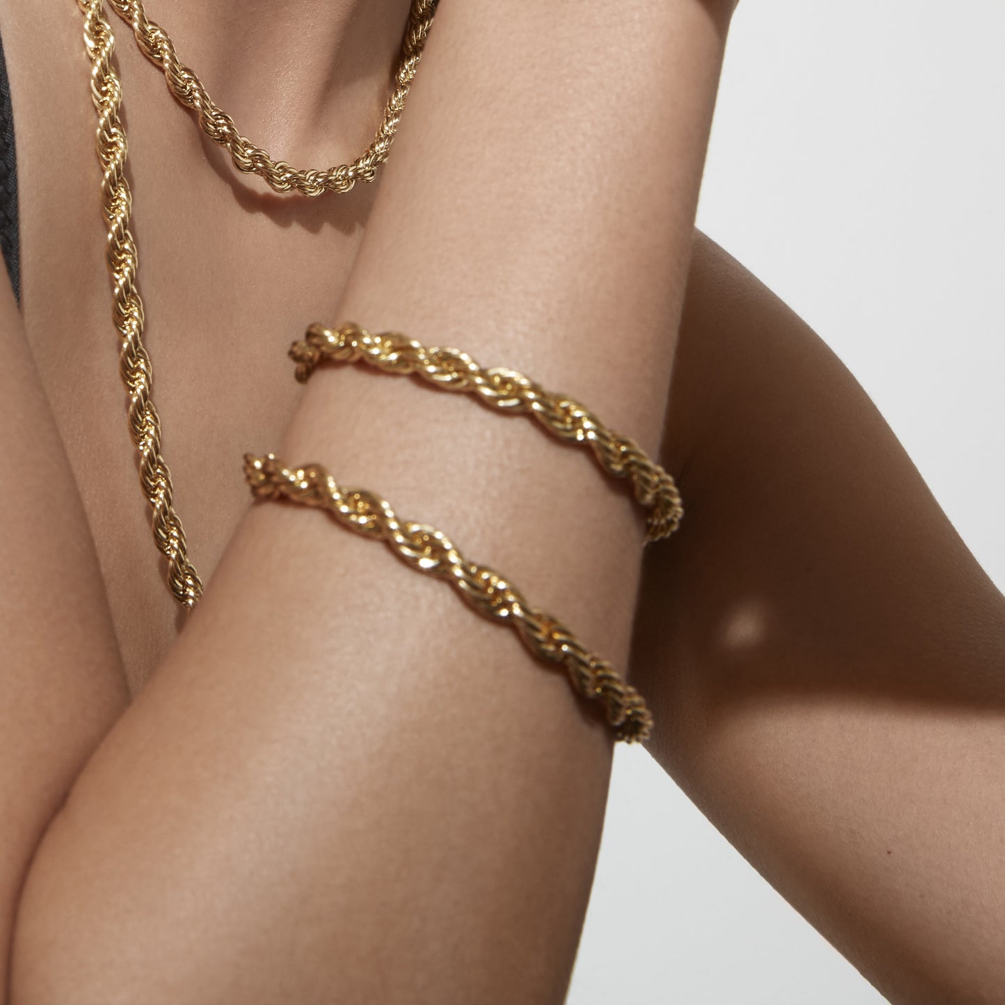 LEON - Extended 6 mm Rope Chain Bracelet