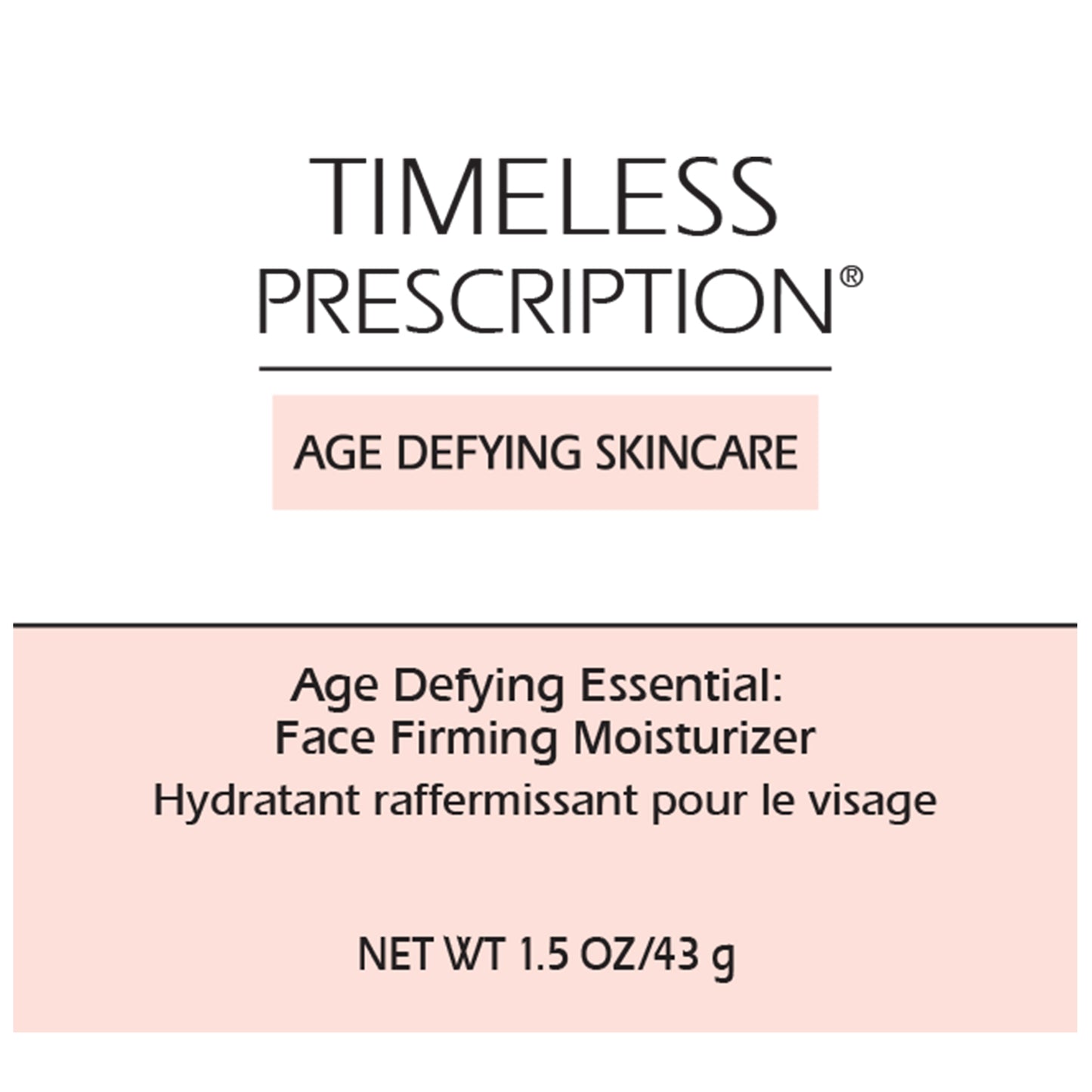 Timeless Prescription®緊緻潤膚霜
