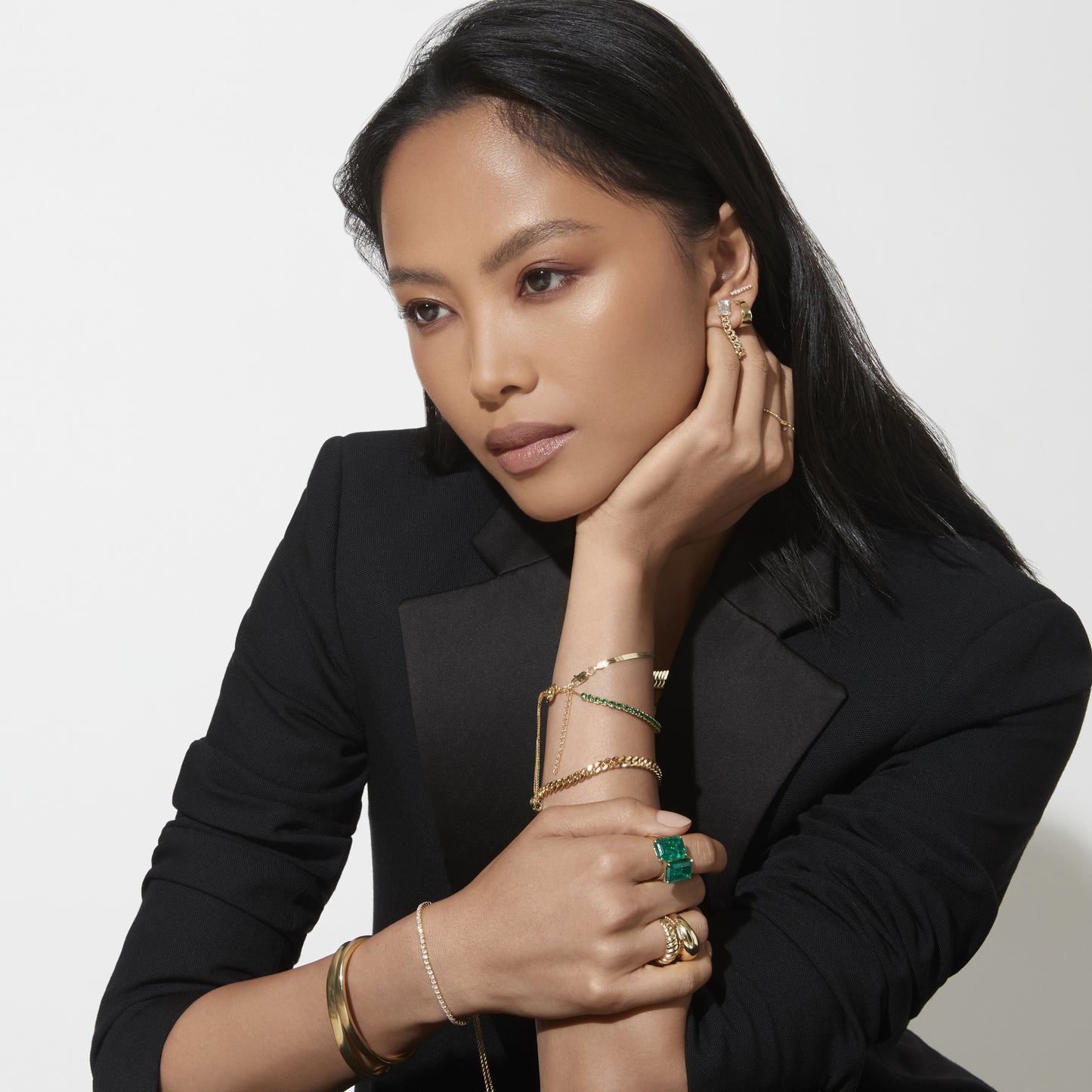 CHARLIE – Extended Curb Chain Bracelet