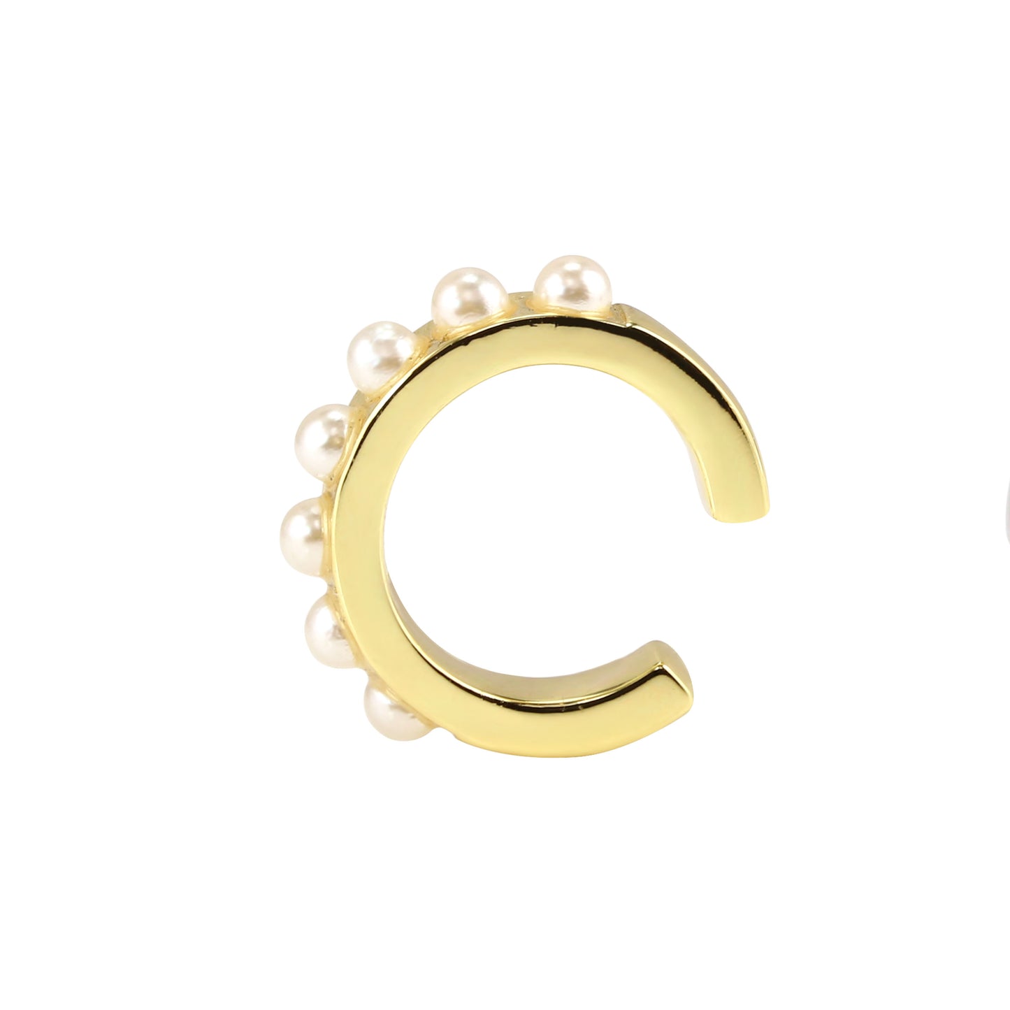 AVIVA – Glass Pearl Ear Cuff