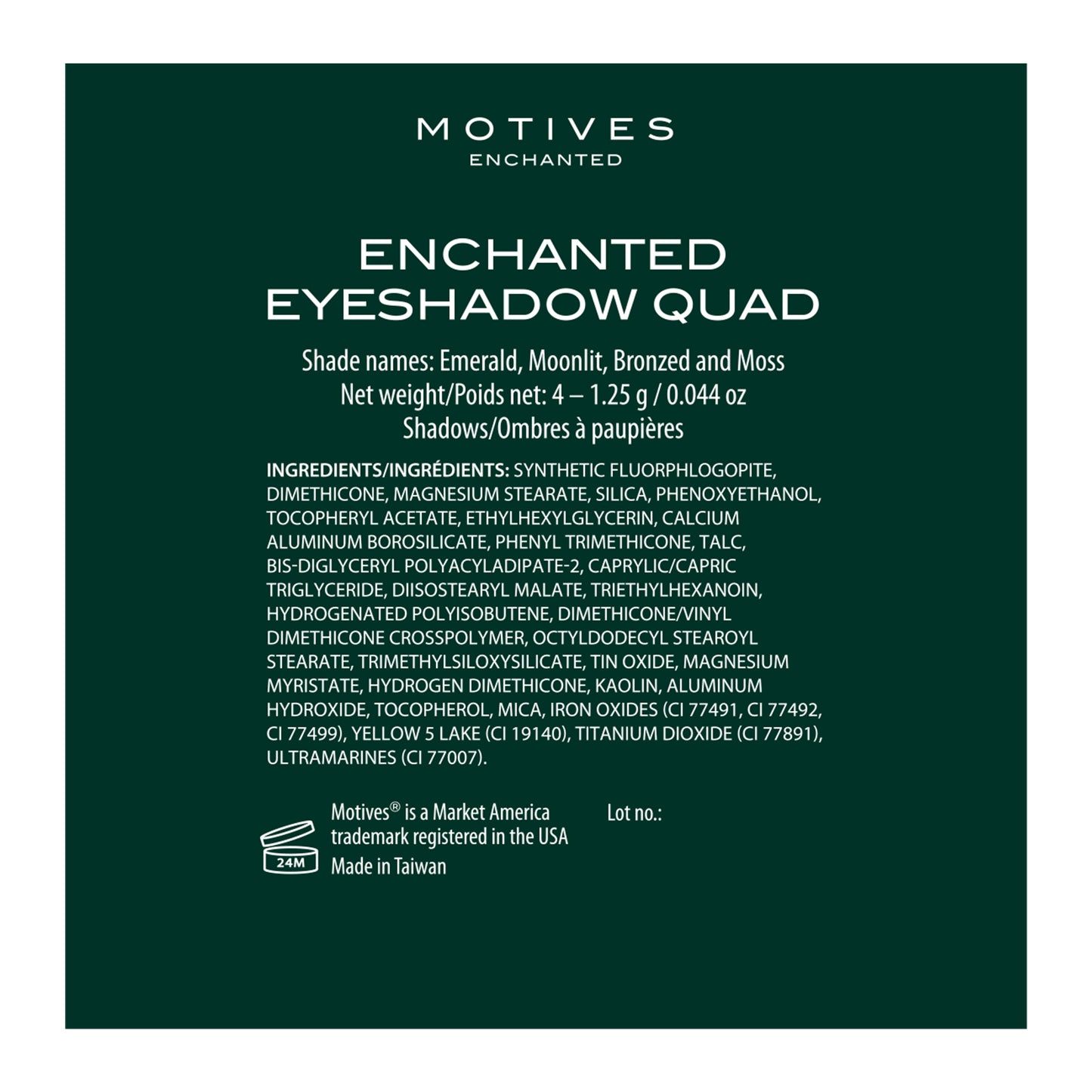 Motives®仙綠奇緣4色眼影盤