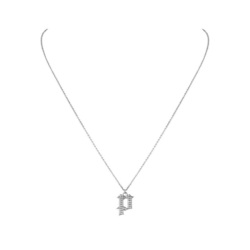INITIAL – Gothic Letter Necklace