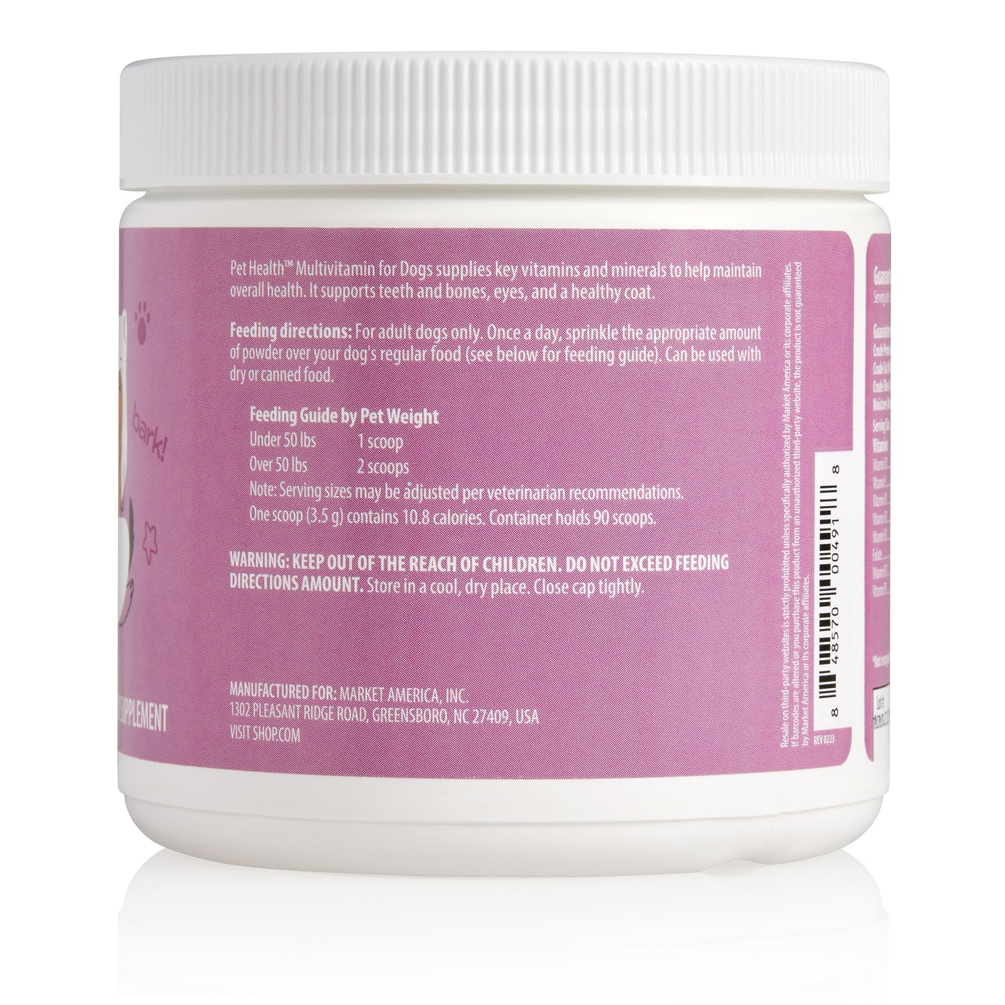 Pet Health Multivitamin for Dogs