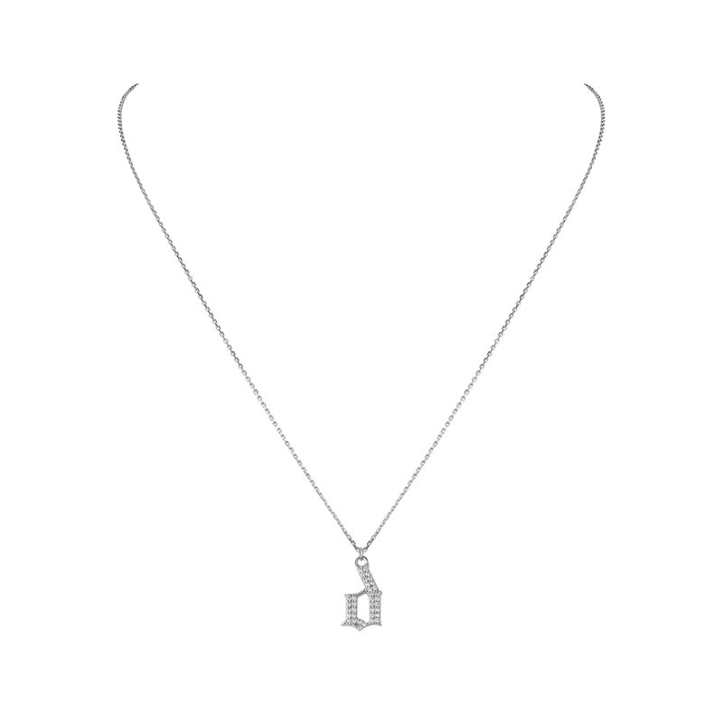 INITIAL – Gothic Letter Necklace