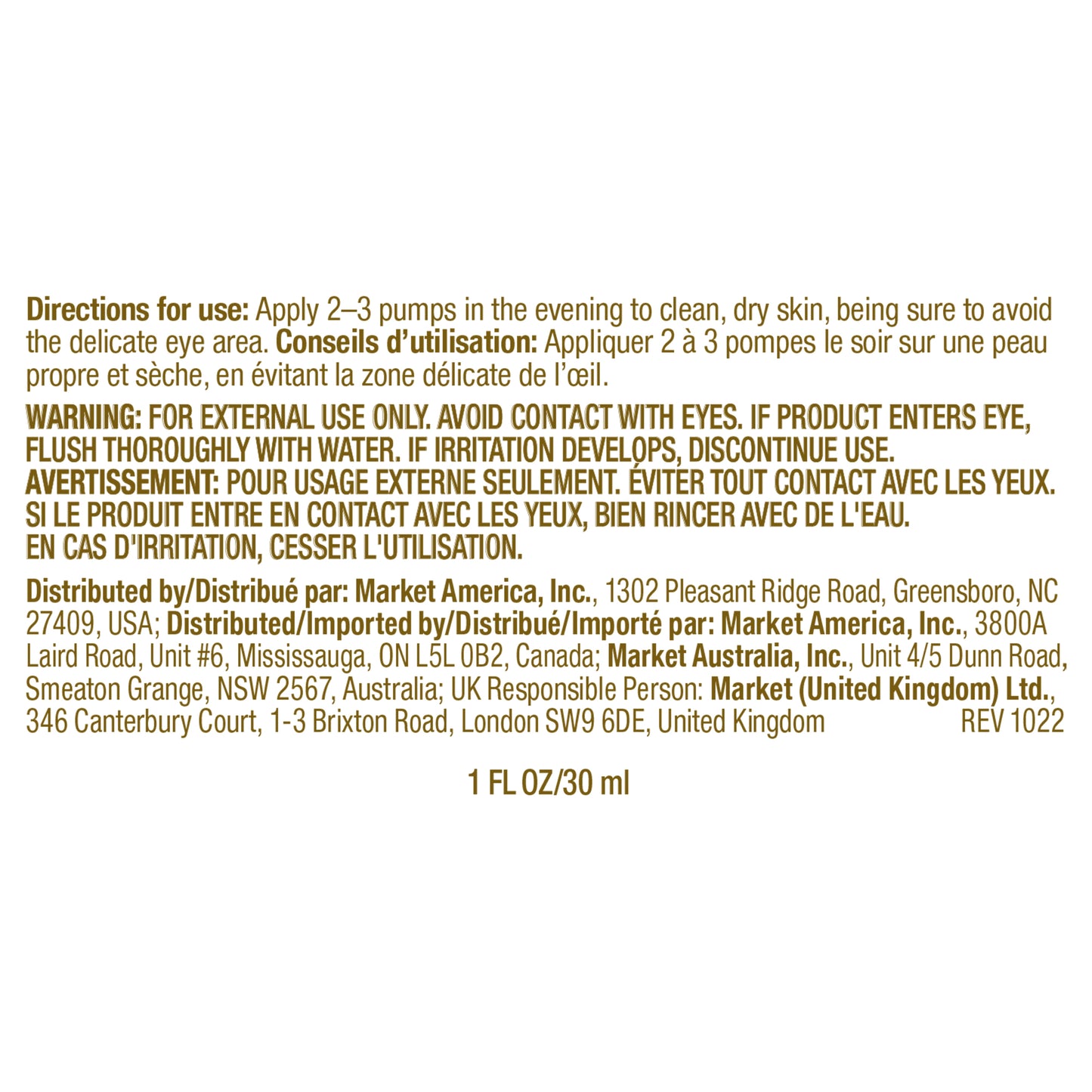 Lumière de Vie® Retinol Crème