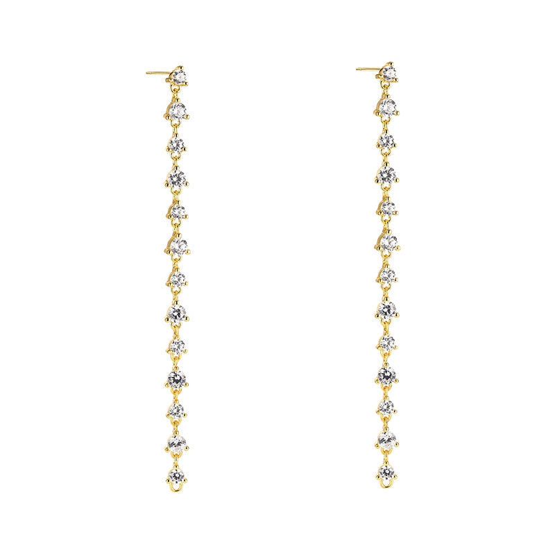 BISOUS - Prong Set Loop Earrings