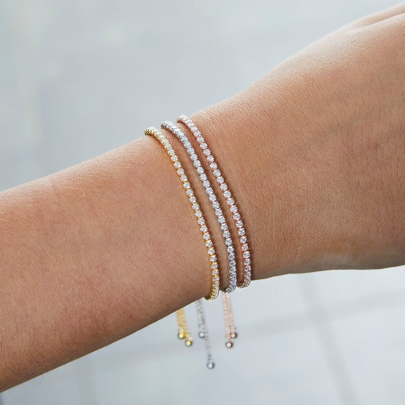 BRIA - Round Cut Tennis Bracelet