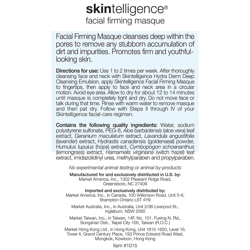 Skintelligence® Facial Firming Masque