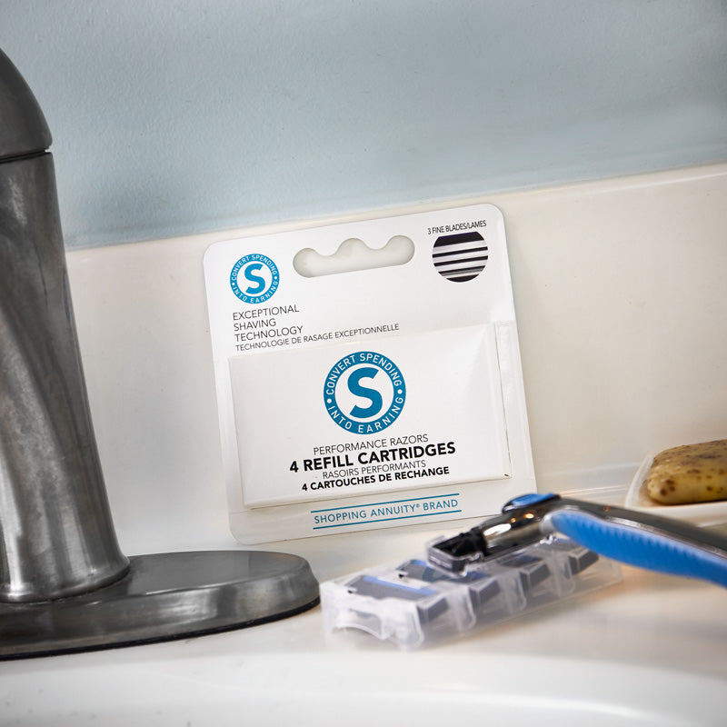 Shopping Annuity® Brand Performance Razors Refill Cartridges