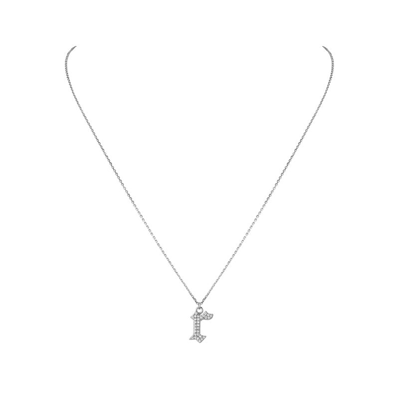 INITIAL – Gothic Letter Necklace