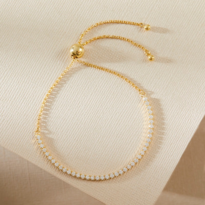BRIA - Round Cut Tennis Bracelet