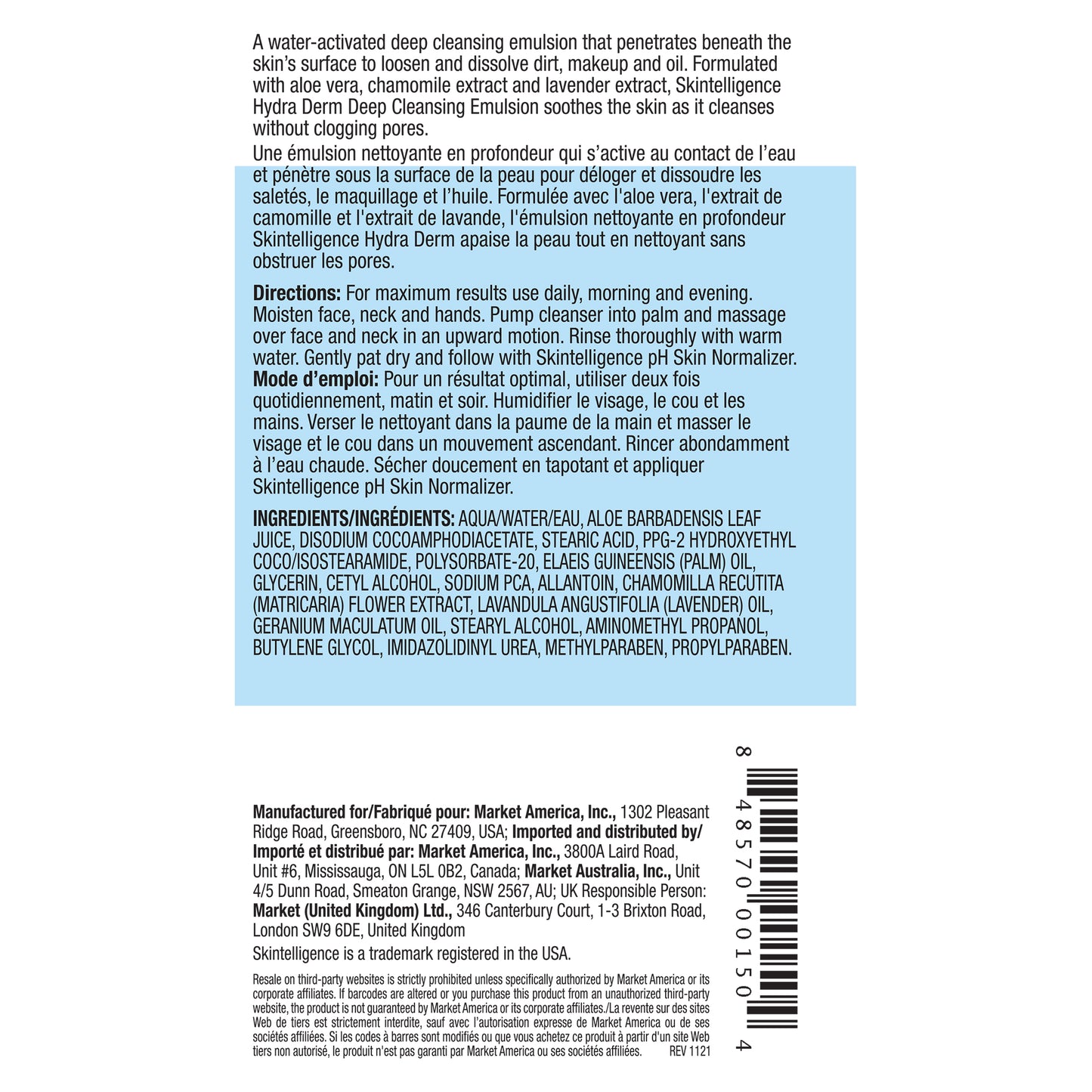 Skintelligence® Hydra Derm Deep Cleansing Emulsion