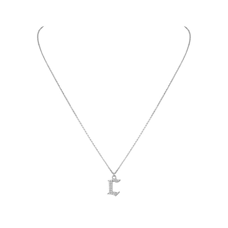 INITIAL – Gothic Letter Necklace