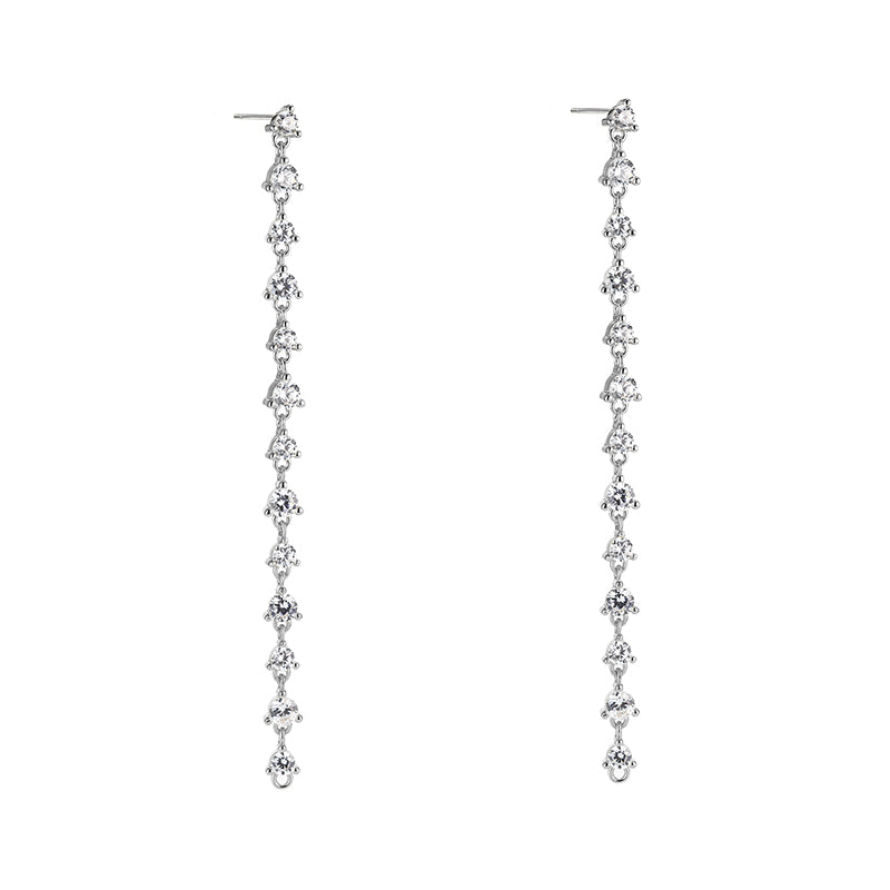 BISOUS - Prong Set Loop Earrings