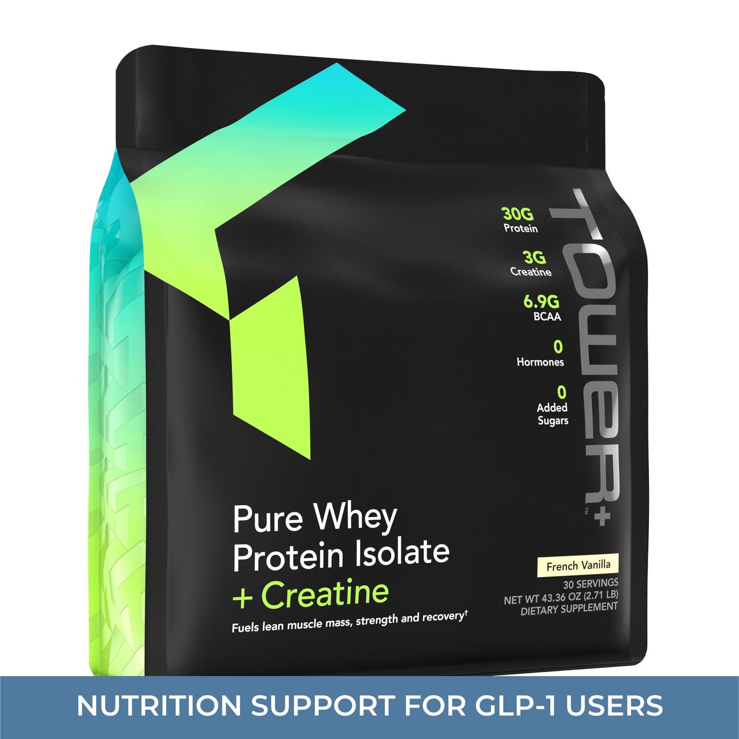 Tower+™ Pure Whey Protein Isolate + Creatine