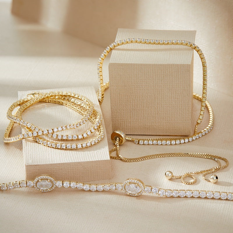 AYVA - Round Cut Tennis Choker