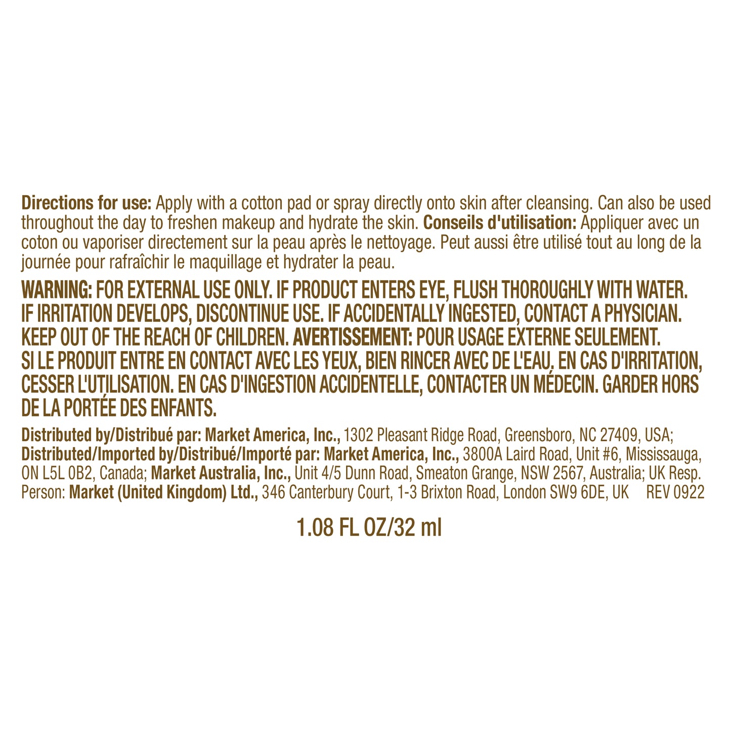 Lumière de Vie® Revive & Reset Facial Mist (Soothing Toner)