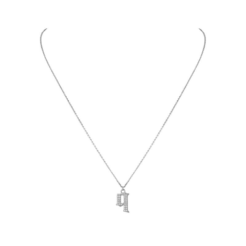 INITIAL – Gothic Letter Necklace