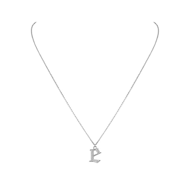 INITIAL – Gothic Letter Necklace