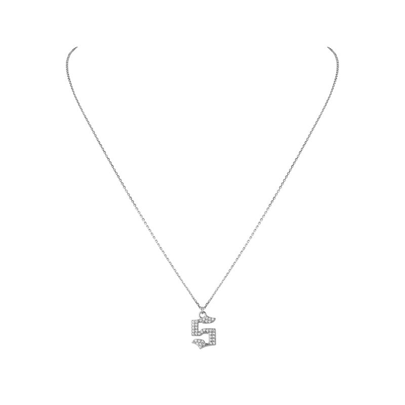 INITIAL – Gothic Letter Necklace