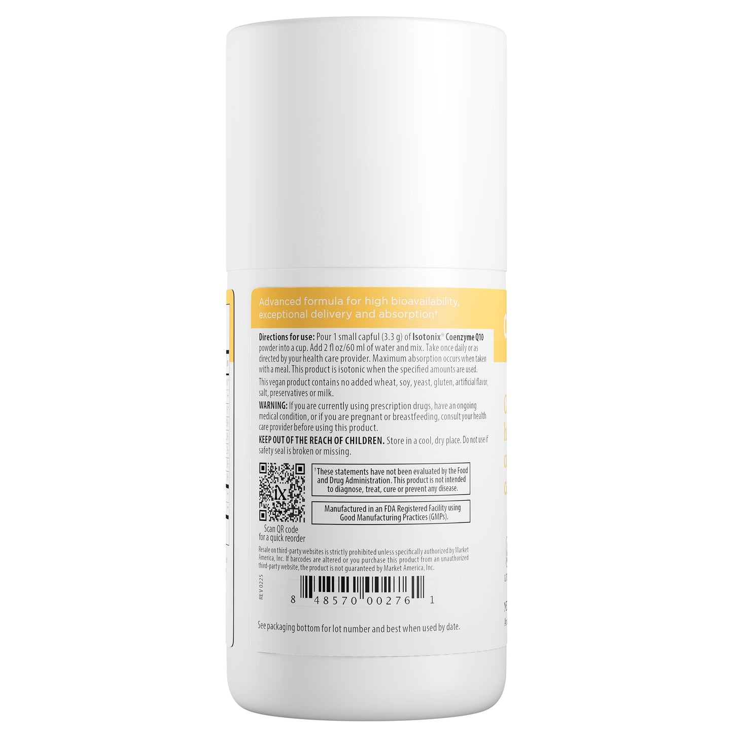Isotonix輔酵素Q10粉末