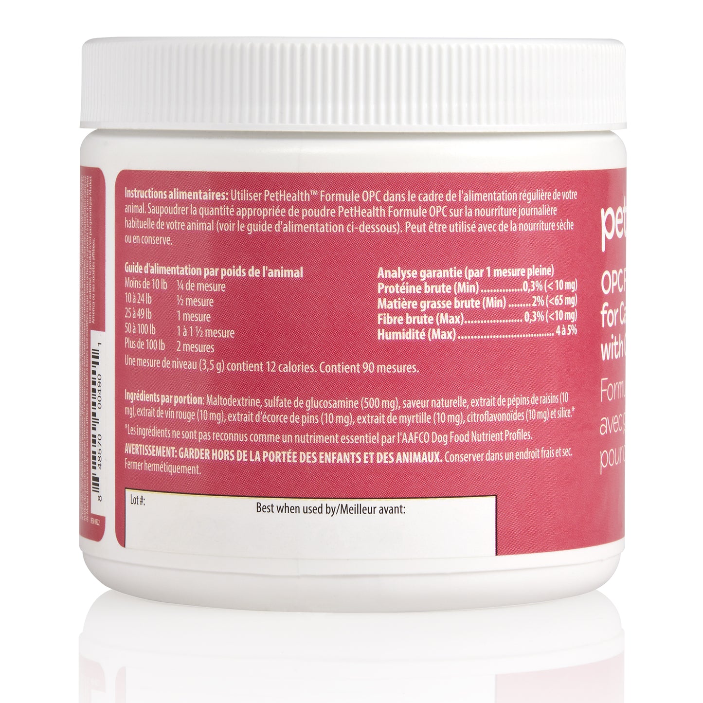Pet Health OPC Formula for Cats & Dogs with Glucosamine