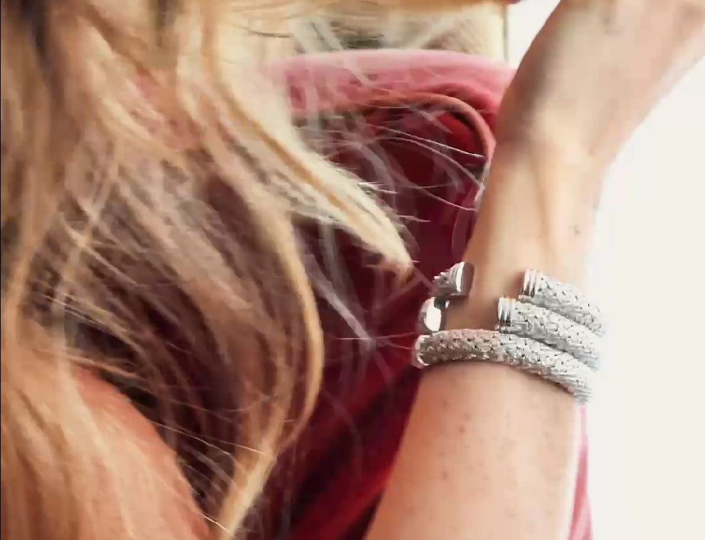 VALERIA – Woven Cuff Bracelet