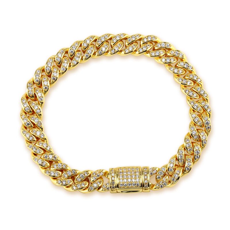 SELENA – Pave Cuban Link Bracelet (SPECIAL)