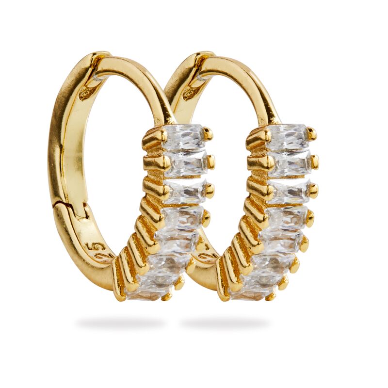 GEO - Mini Baguette Huggie EarRing (SPECIAL)