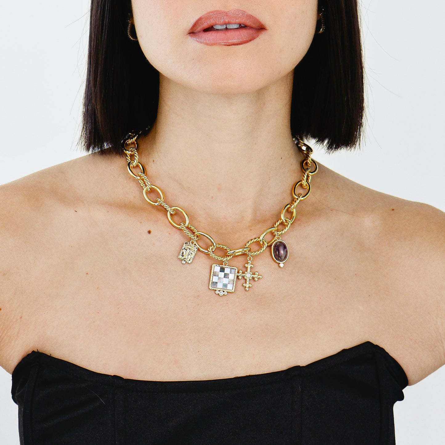 IVY – Chunky Charm Necklace