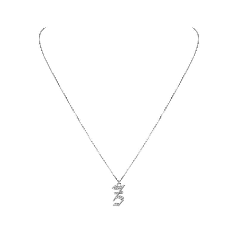 INITIAL – Gothic Letter Necklace