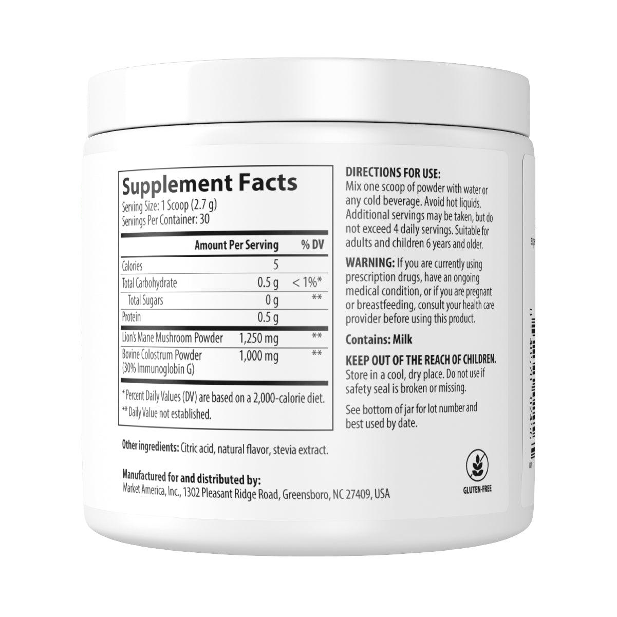 Prime™ Colostrum with Lion's Mane