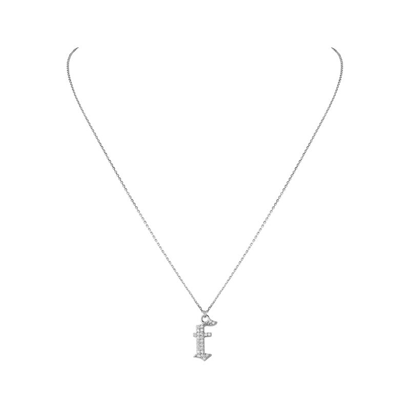 INITIAL – Gothic Letter Necklace