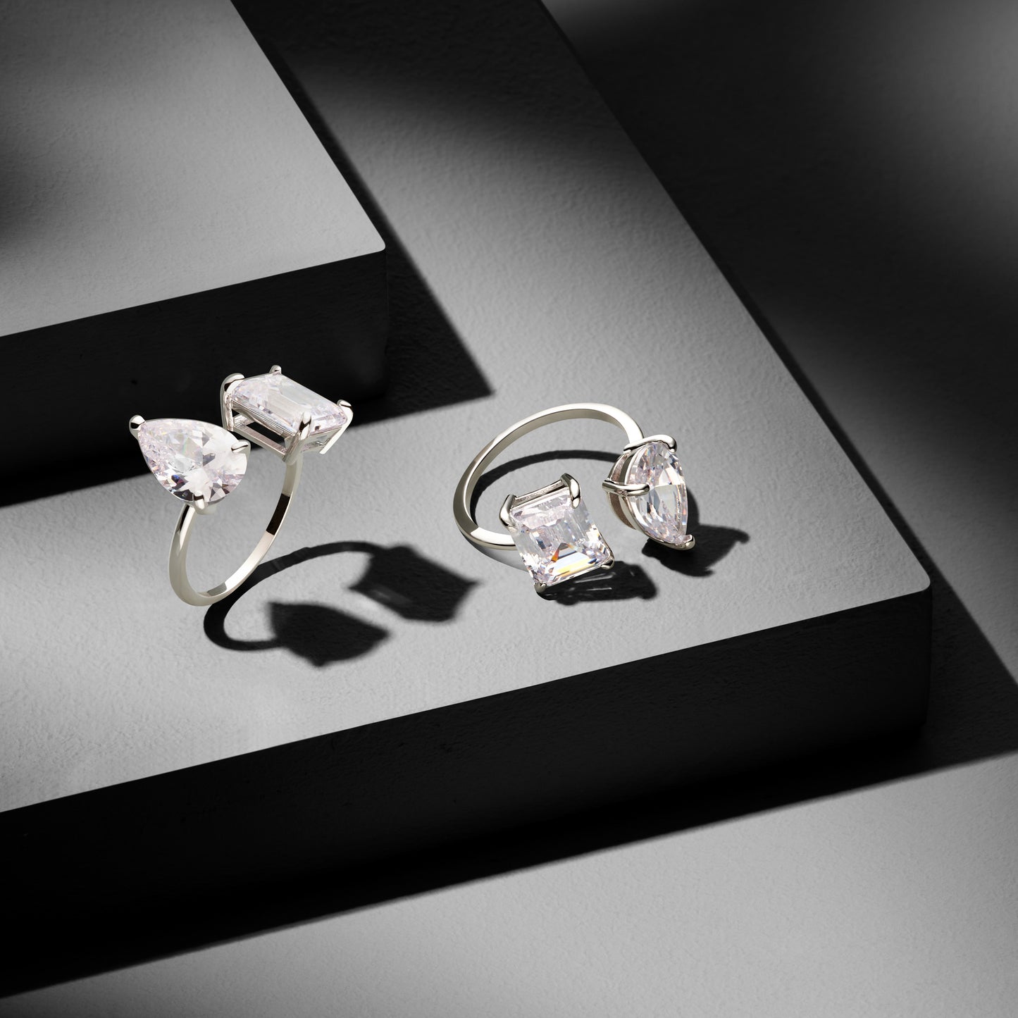 GENEVIEVE - Dual Stone Ring