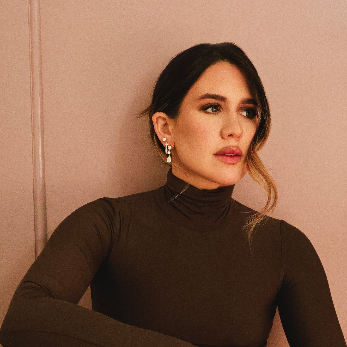 CLARA – Three Stone Drop Earrings