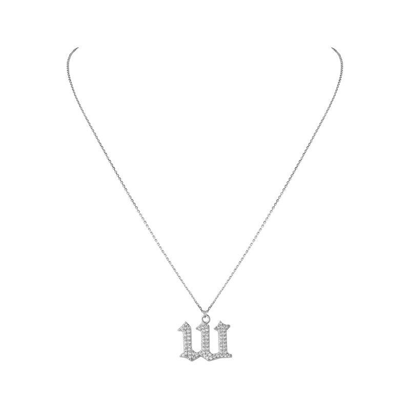 INITIAL – Gothic Letter Necklace