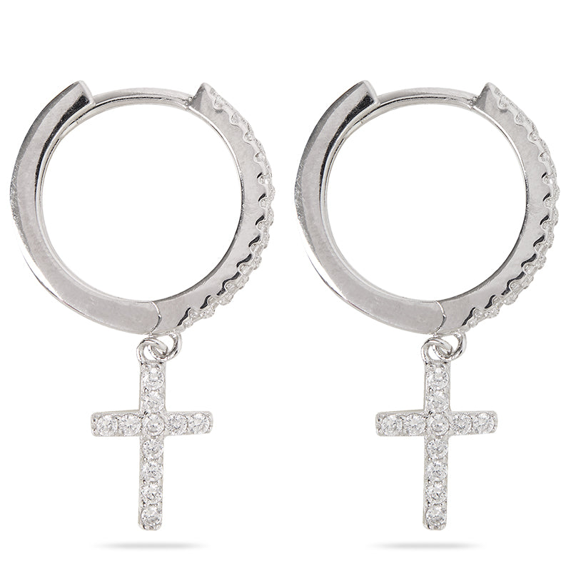 BRANDI - Cross Huggie Earring