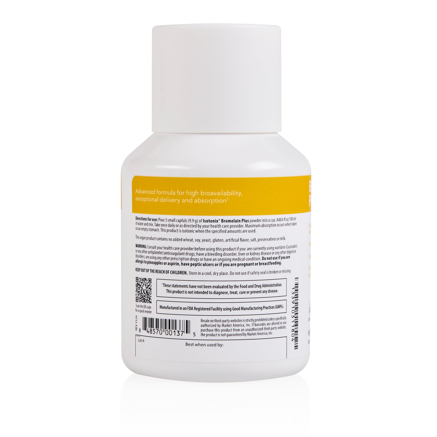 Isotonix Bromelain Plus鳳梨酵素粉末