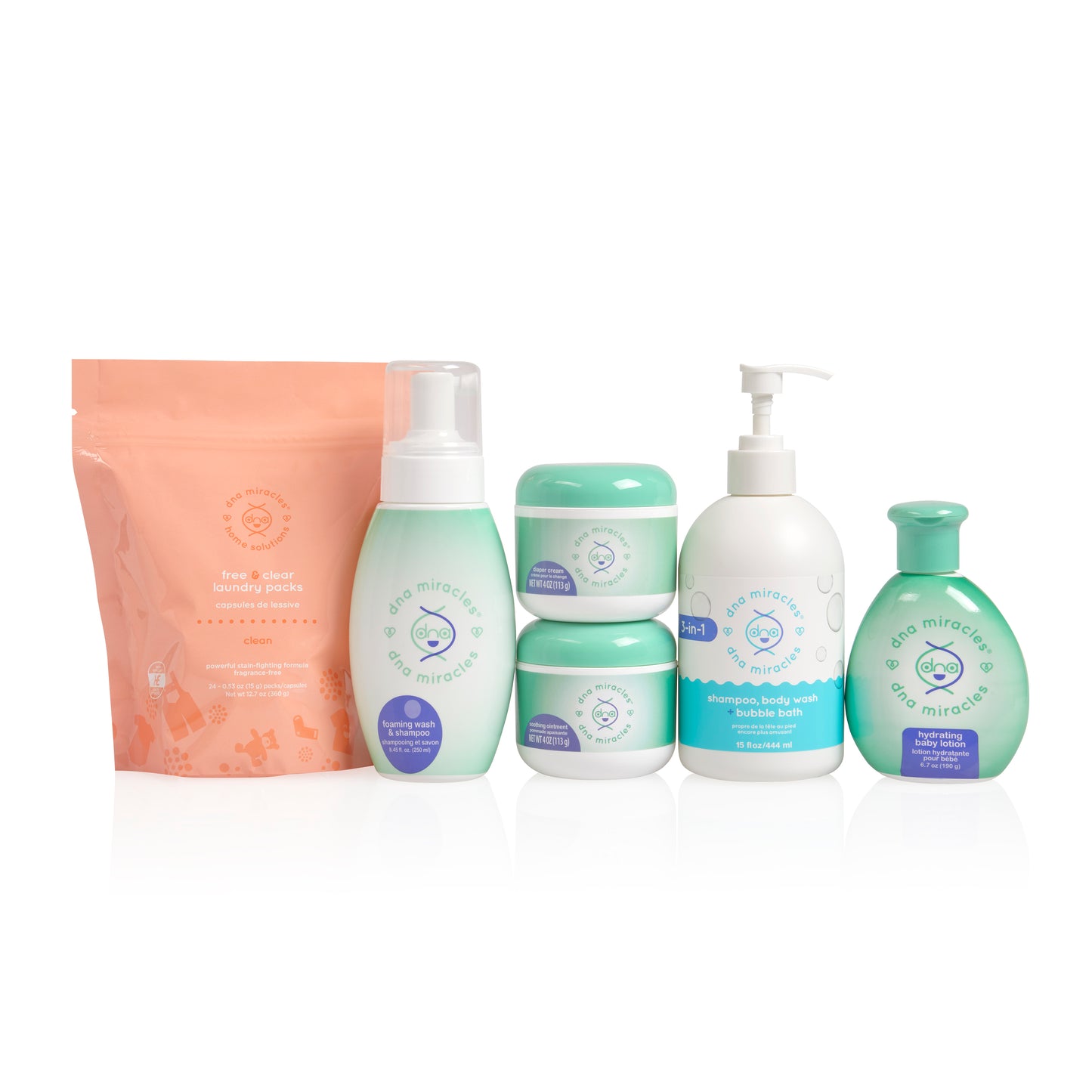 DNA Miracles® Natural Foaming Wash & Shampoo