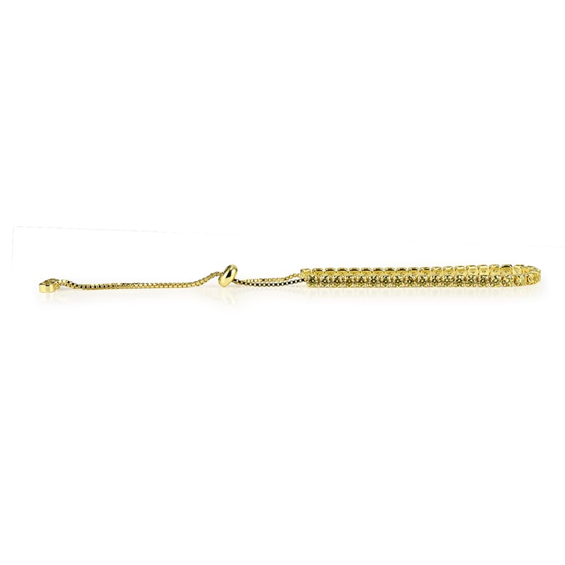 VIOLET - Round Cut Tennis Bracelet