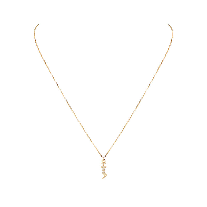 INITIAL – Gothic Letter Necklace