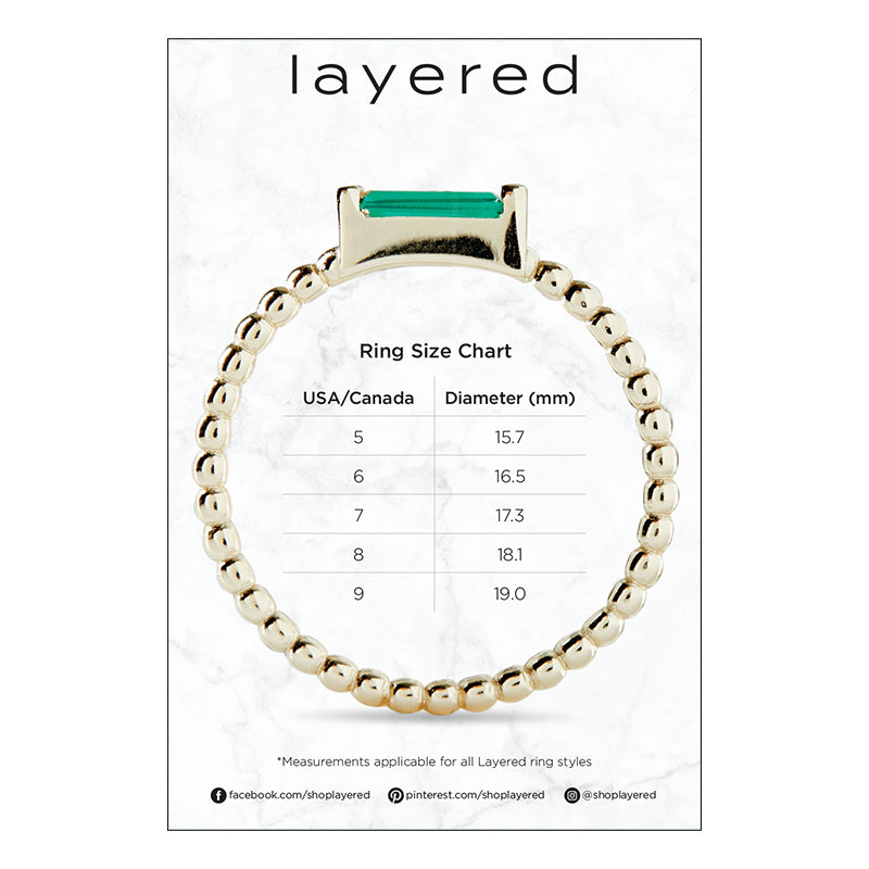 CHERI - V Shaped Bezel Set Ring