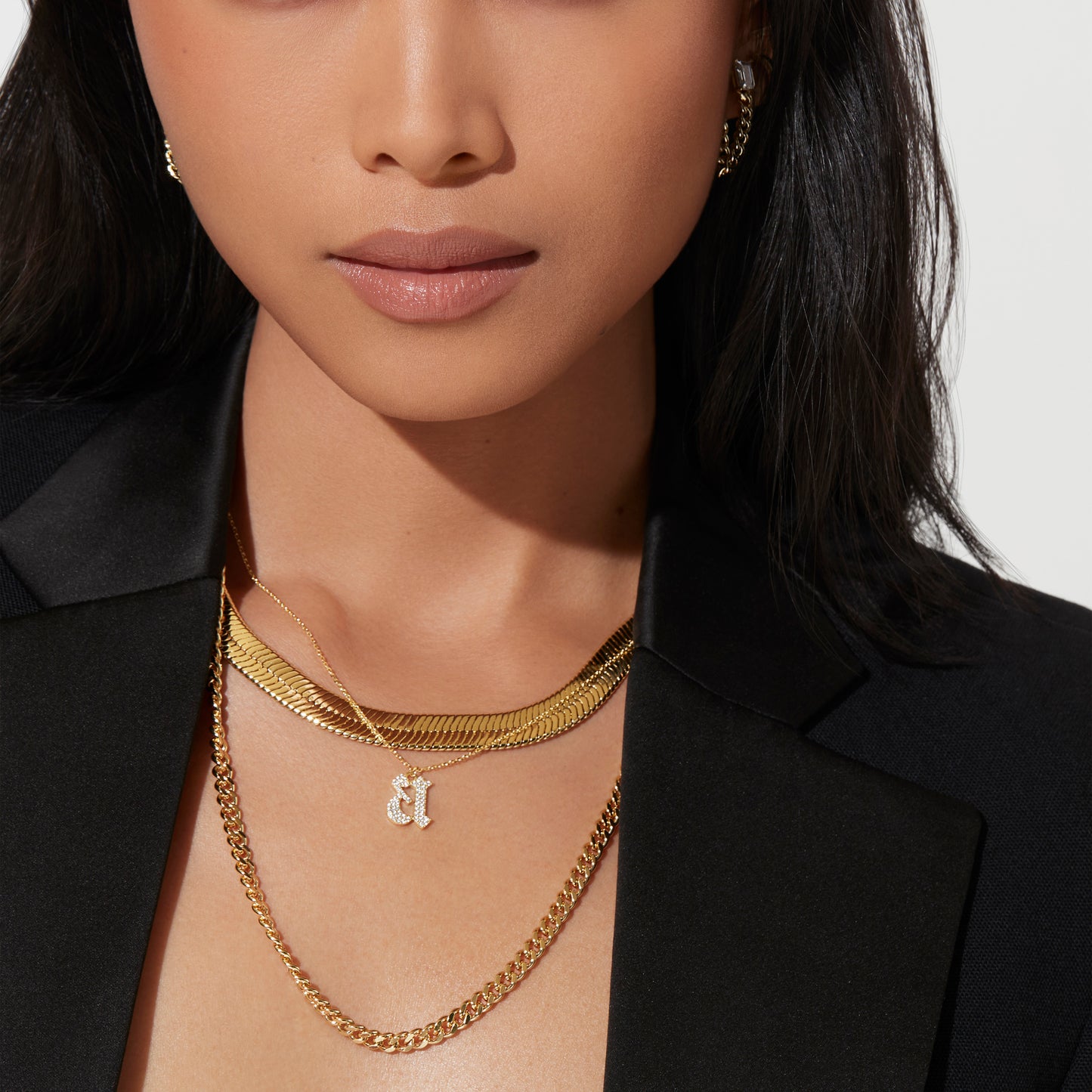 CHARLIE - Extended Curb Chain Necklace