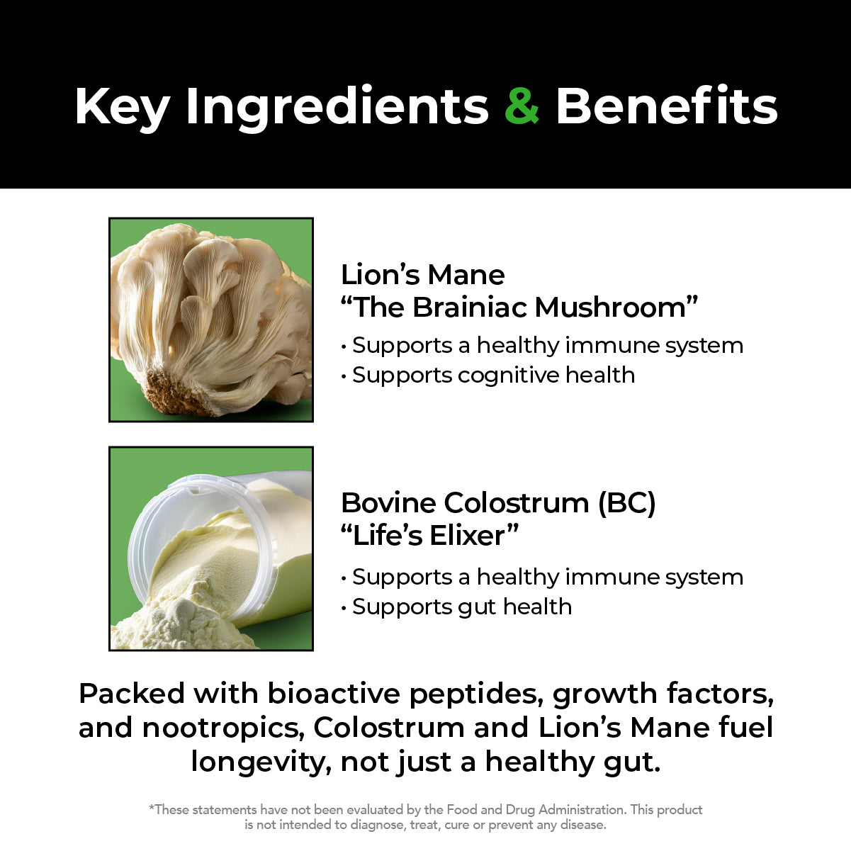 Prime™ Colostrum with Lion's Mane