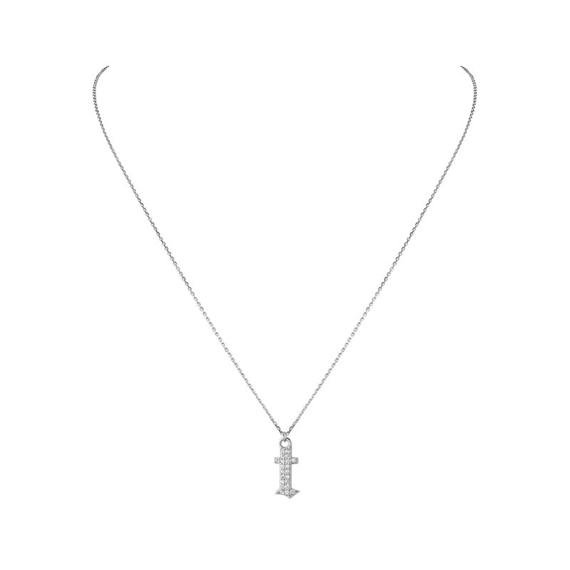 INITIAL – Gothic Letter Necklace