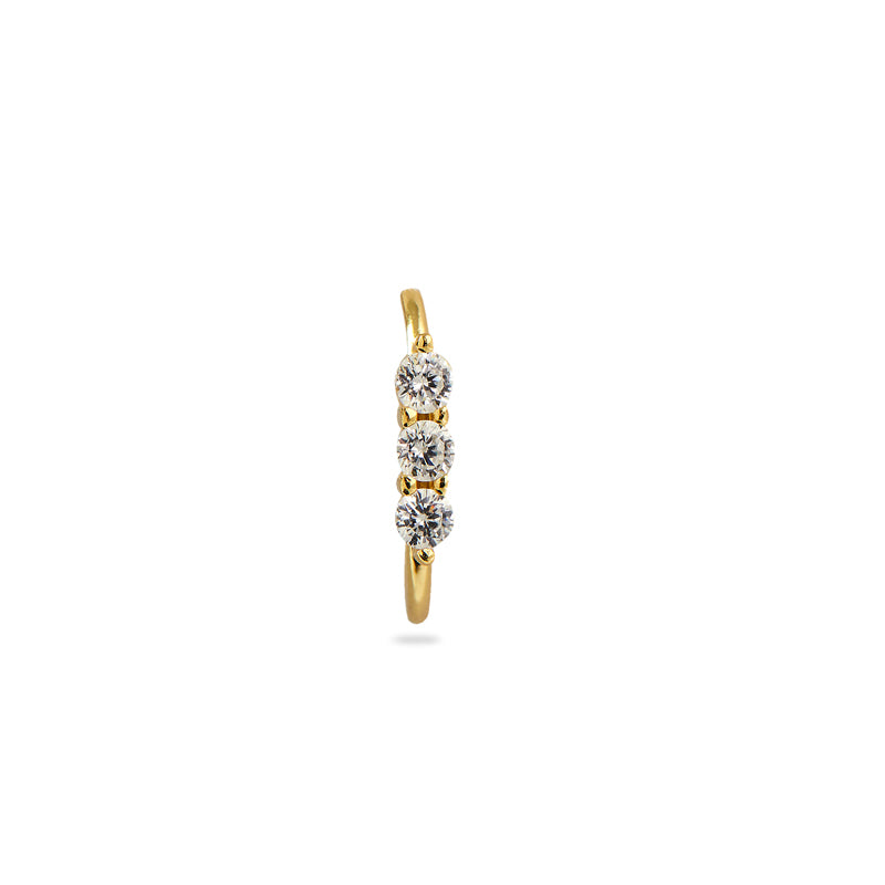 ZARA - 3 Stone Ear Cuff