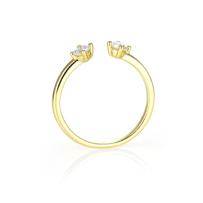 NICOLE - Double Solitaire Ring