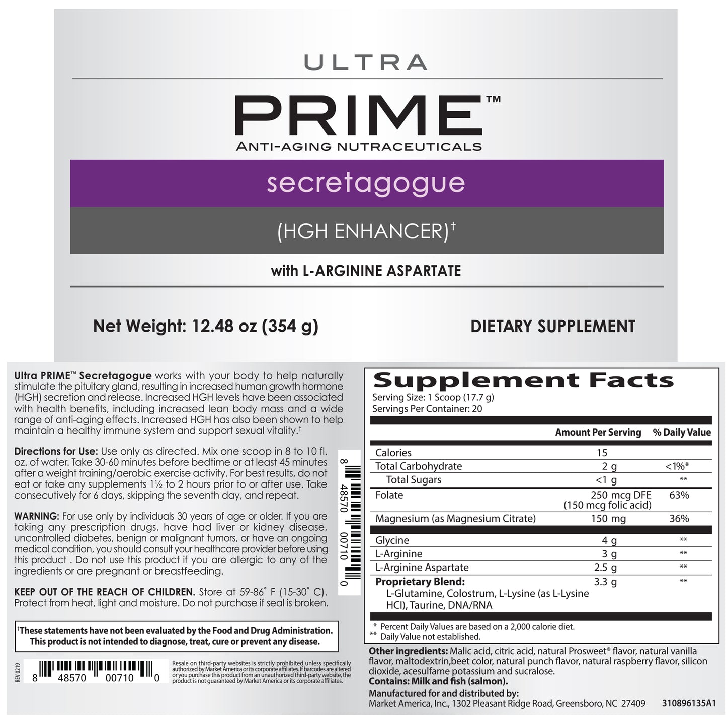 Prime™ Ultra Secretagogue - HGH Enhancer